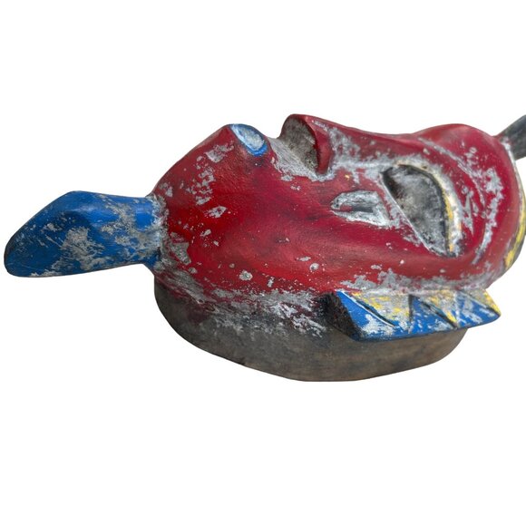 1970 Guru Ivory Coast African Tribal Mask Mythical‎ Powers Human Origins Tribes - Picture 7 of 16